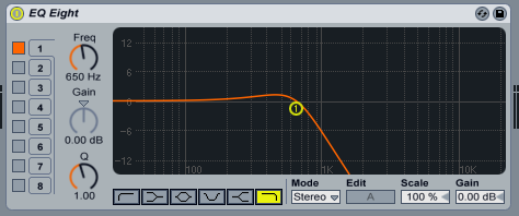 Lowpass filter configuration