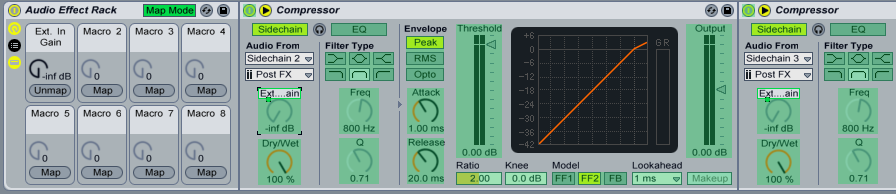 Filtering from mulitple tracks